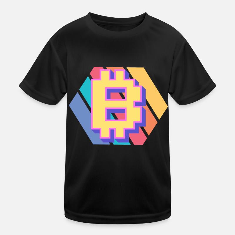 Bitcoin Crypto Btc Blockchain Lovers Crypto Tra Kids Functional T-Shirt