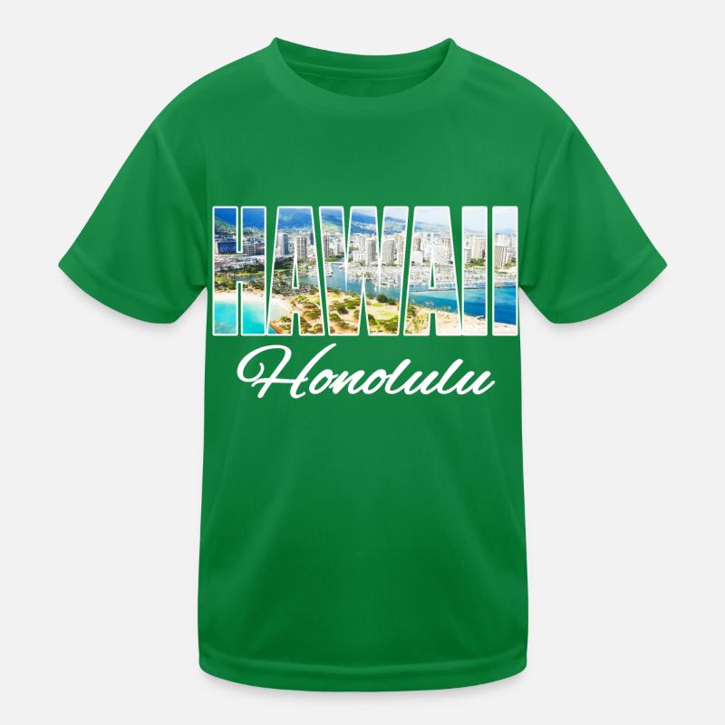 hawaii honolulu Kids Functional T-Shirt