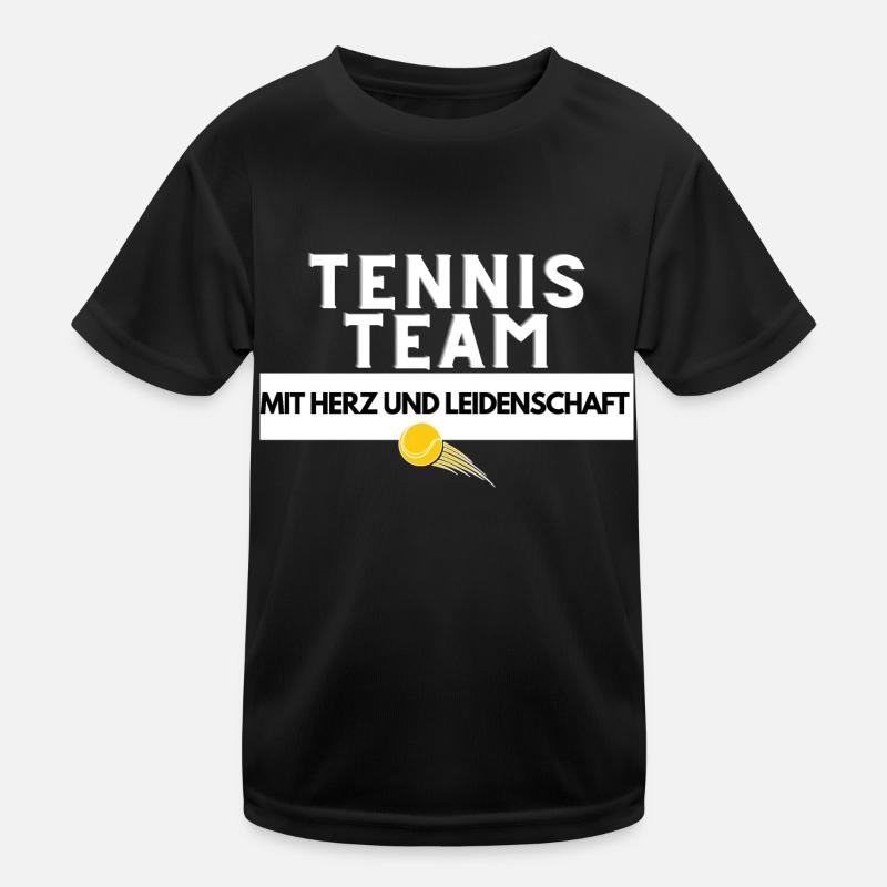 Tennis Team Kinder Funktions-T-Shirt