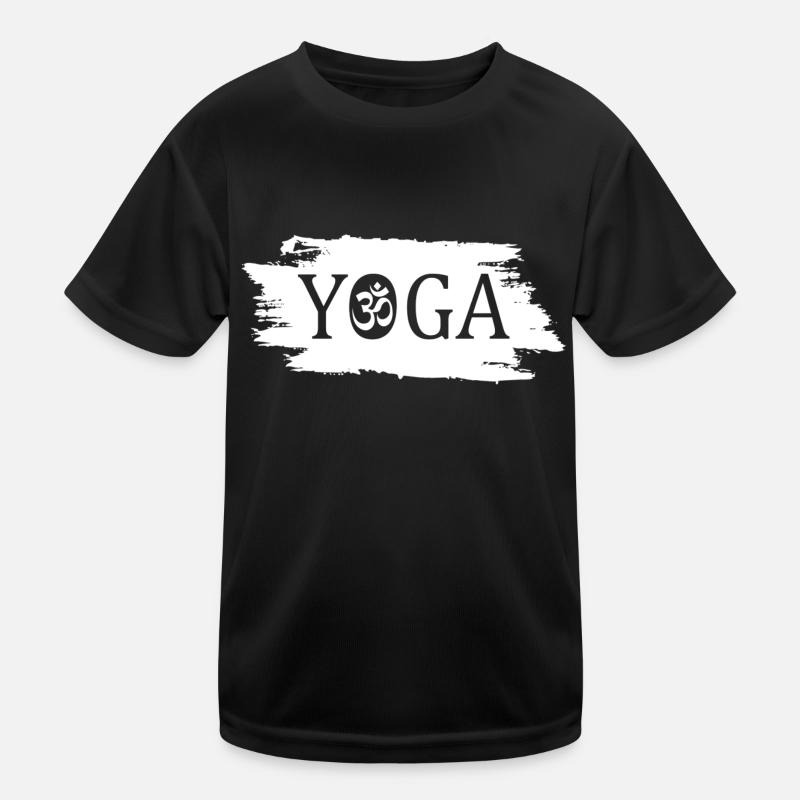 Yoga Om Kinder Funktions-T-Shirt