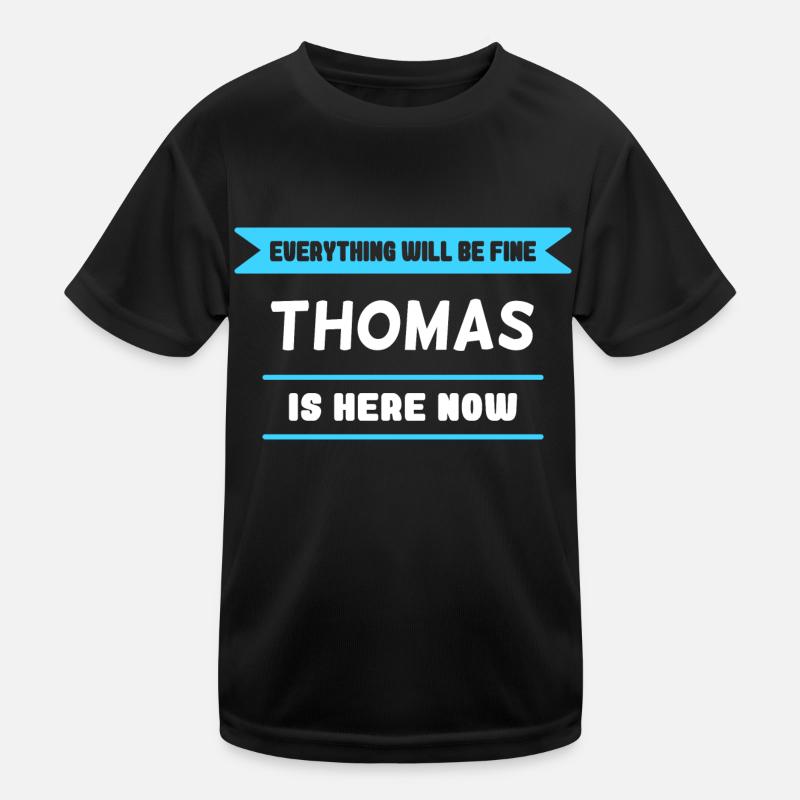 Thomas Name Spruch für stolzen Thomas Kinder Funktions-T-Shirt