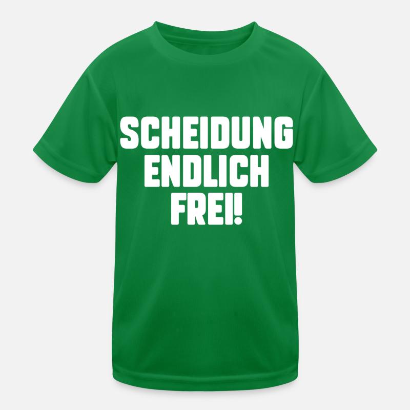 Geschieden Scheidung Scheidungsparty Kinder Funktions-T-Shirt