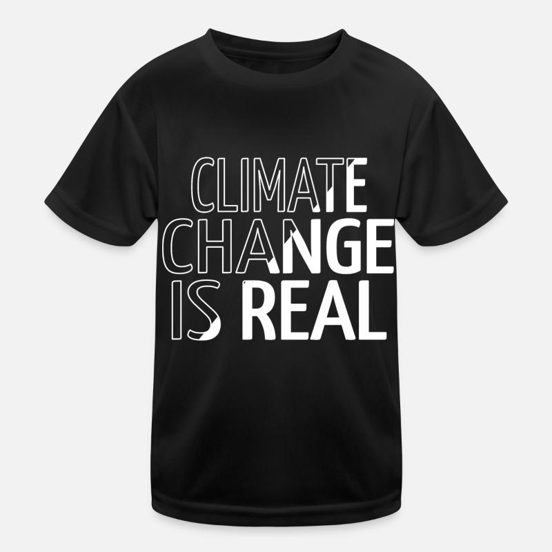 birthday present idea be eco nature conservation - Kids Functional T-Shirt - black
