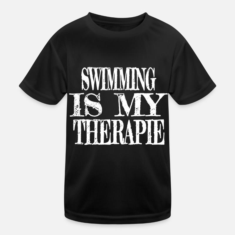 fun water cycling best funny swimming Kinder Funktions-T-Shirt