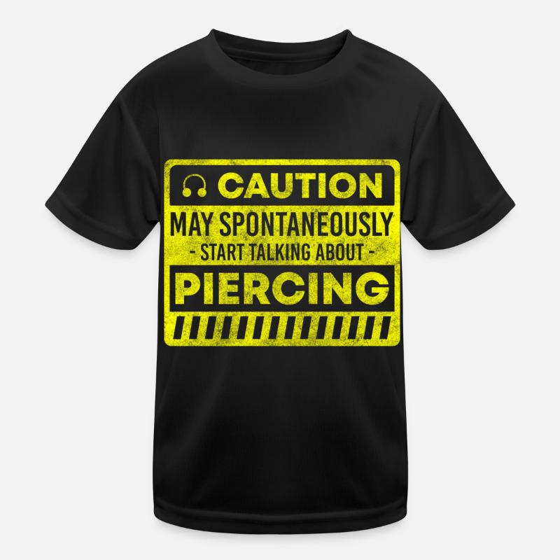 Piercing Beruf Ring Kinder Funktions-T-Shirt