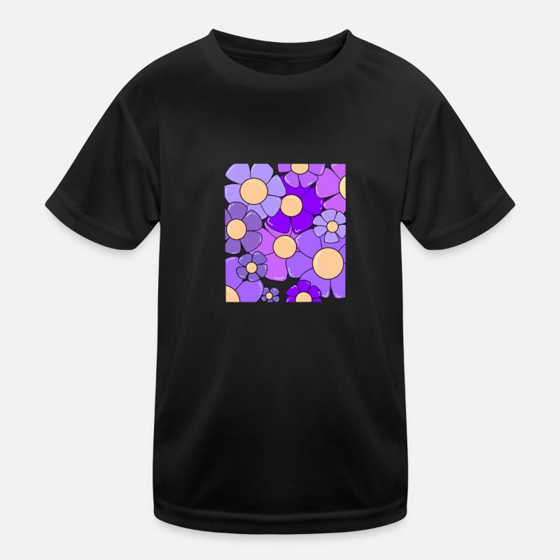 Fleurs unies T-shirt sport Enfant