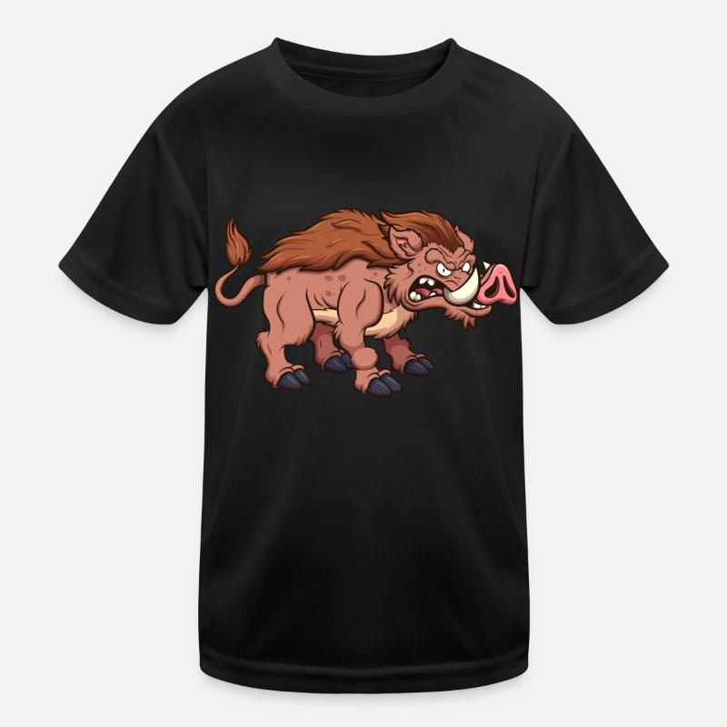 Wild Boar Kids Functional T-Shirt