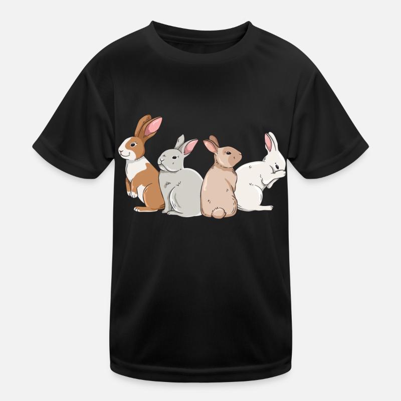 Cute rabbit design for bunny owners Kids Functional T-Shirt