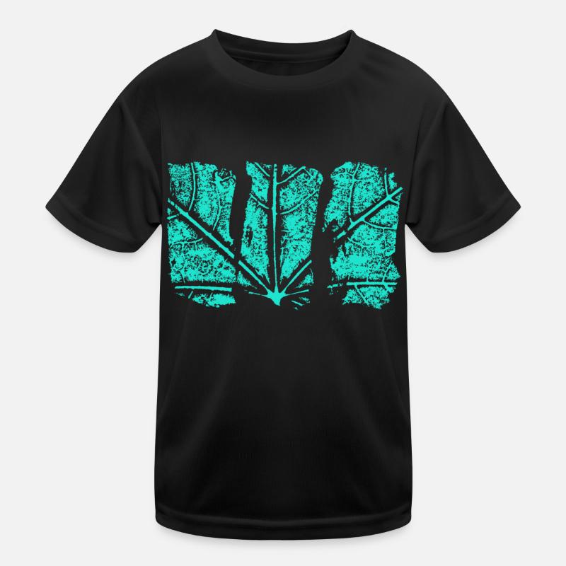 Structure des feuilles - motif abstrait T-shirt sport Enfant