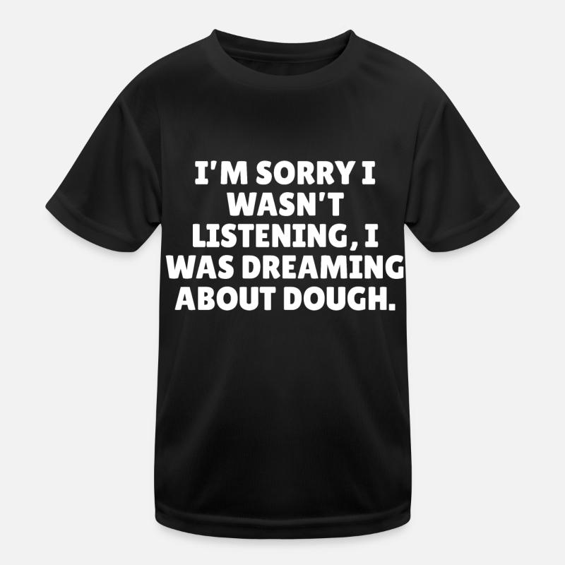 Funny baking slogan - Kids Functional T-Shirt - black