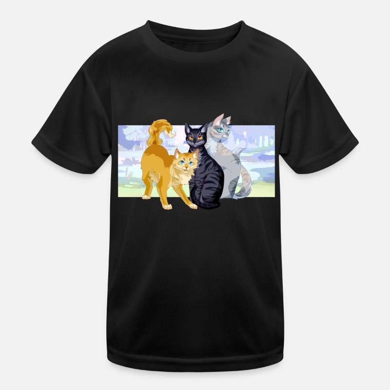Wortelveer Shadowsight Borstelmoer Katten Mooi Functioneel T-shirt voor kinderen