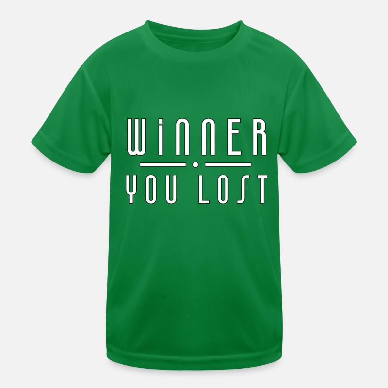Gagnant que vous avez perdu T-shirt sport Enfant