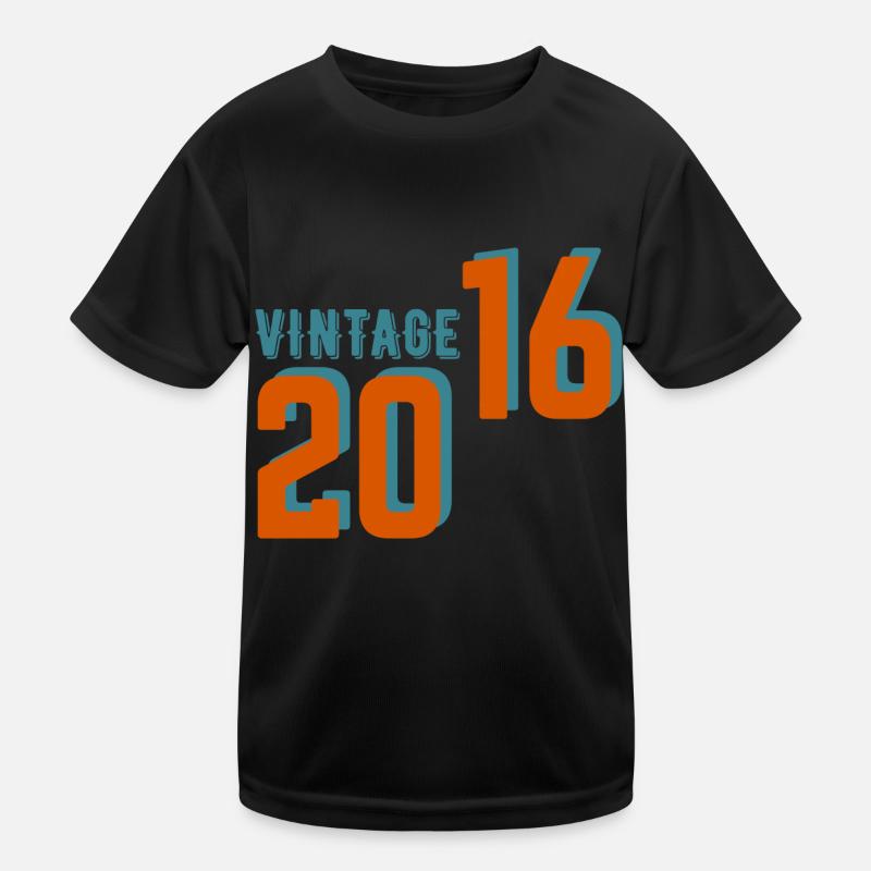 Vintage Retro 2016 Kids Functional T-Shirt