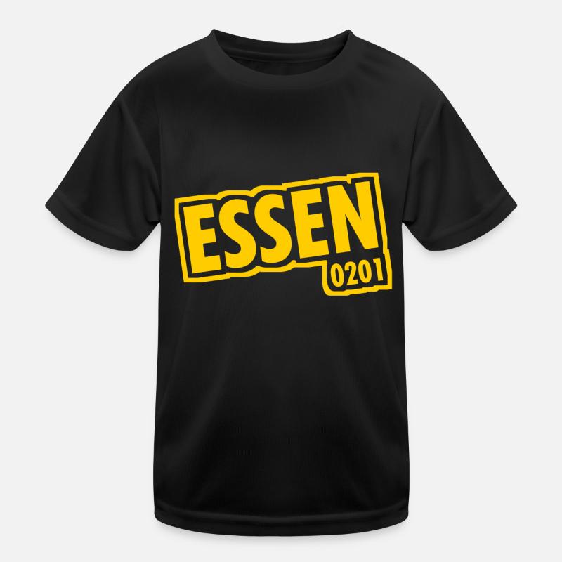 Essen - 0201 - Area Code - Slogan Kids Functional T-Shirt