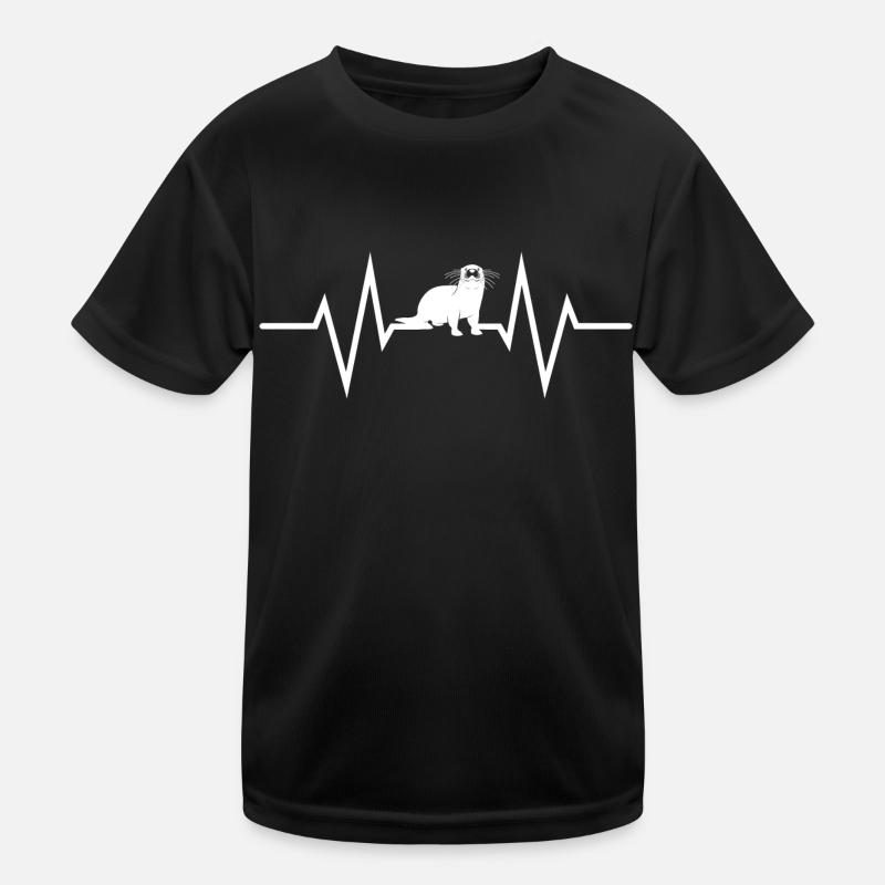 Otter heartbeat Kids Functional T-Shirt