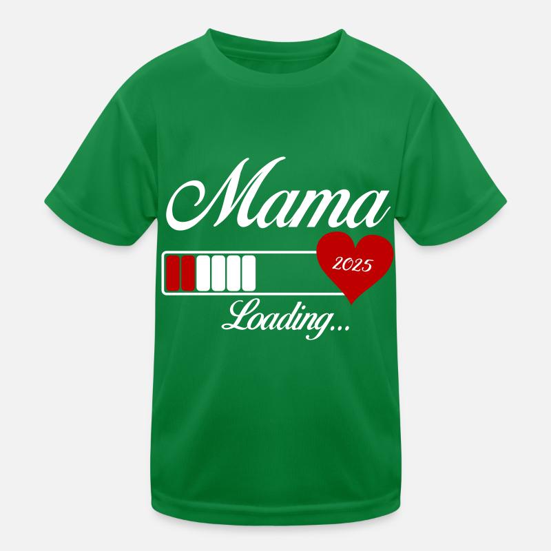 Mama Loading 2025 Kids Functional T-Shirt