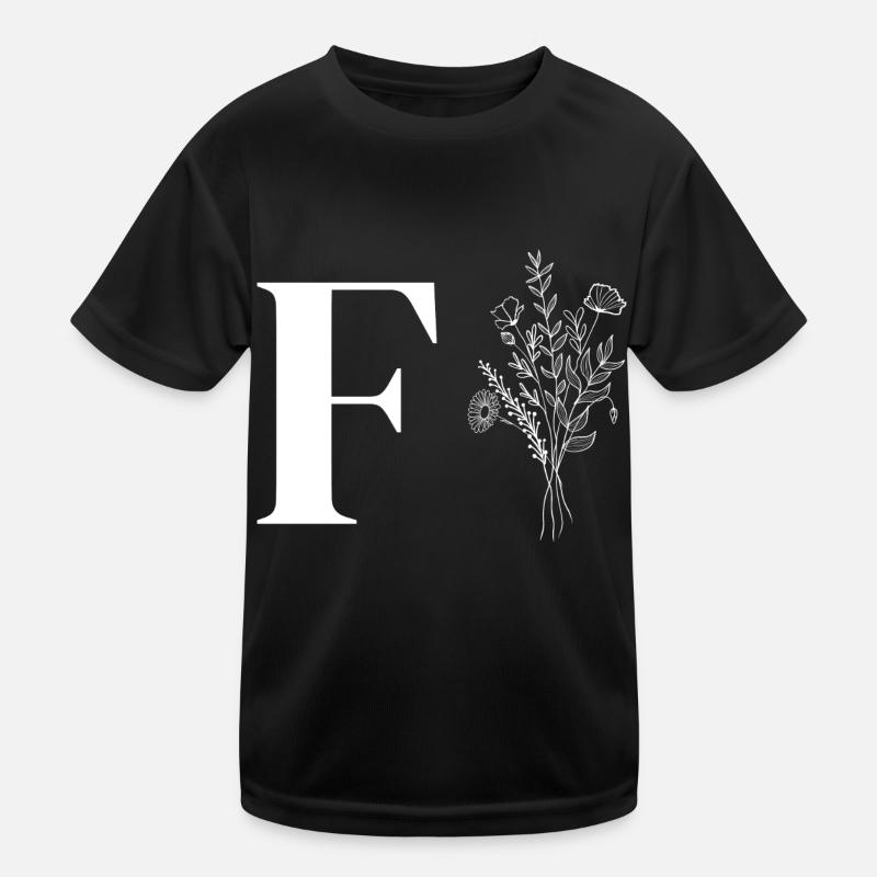 Minimalistische Blumen Kinder Funktions-T-Shirt