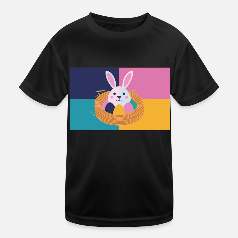 Easter Bunny No.05 Kids Functional T-Shirt