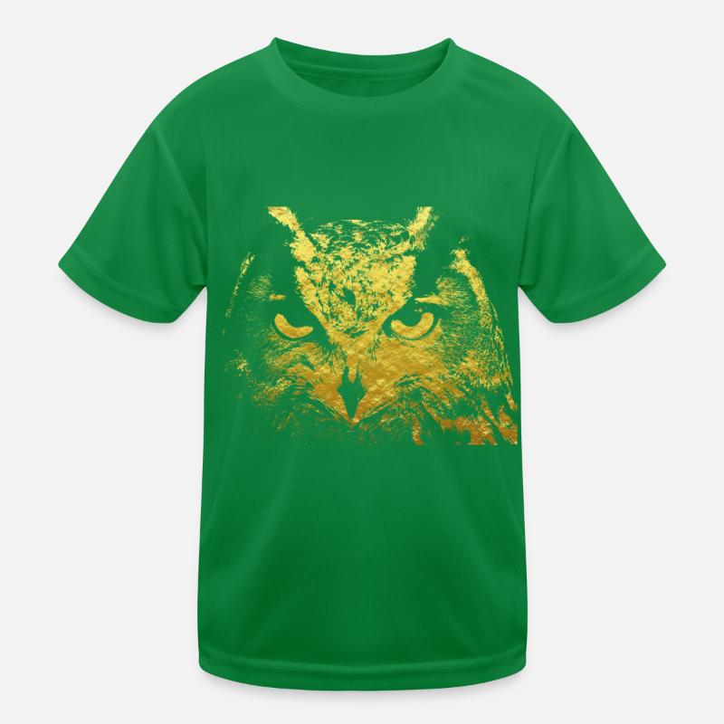 Eule Kinder Funktions-T-Shirt