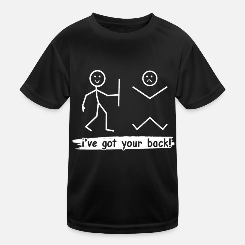 Ich decke Sie Kinder Funktions-T-Shirt