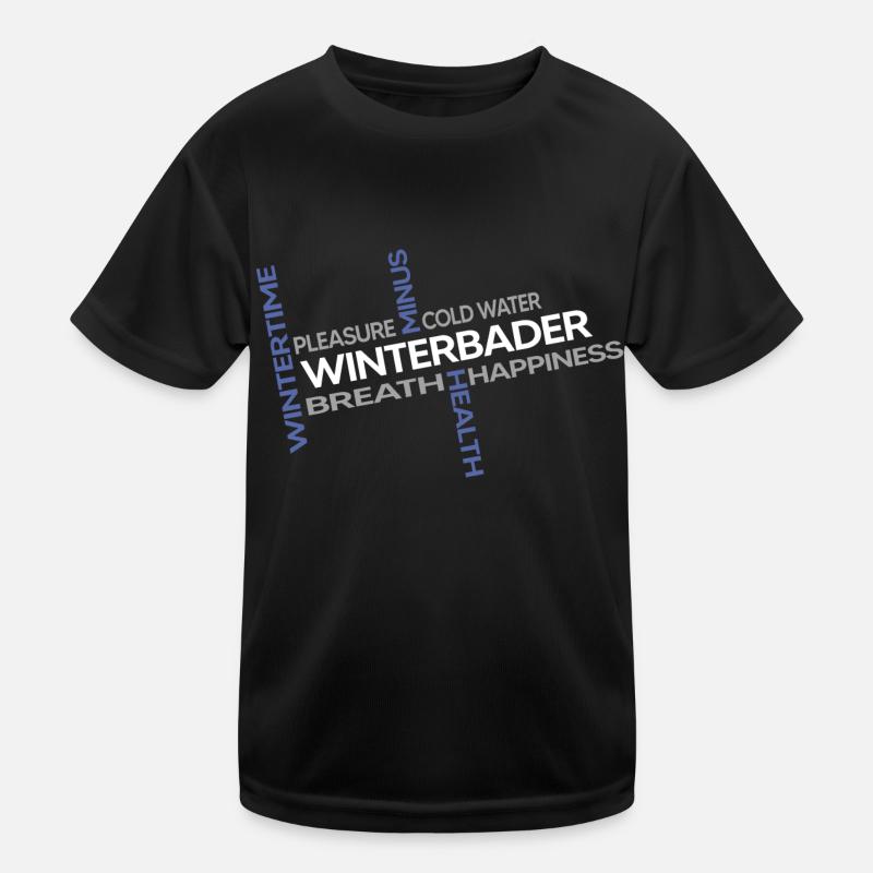 winterbader eisbader polar eisbad arktis kältebad Kinder Funktions-T-Shirt