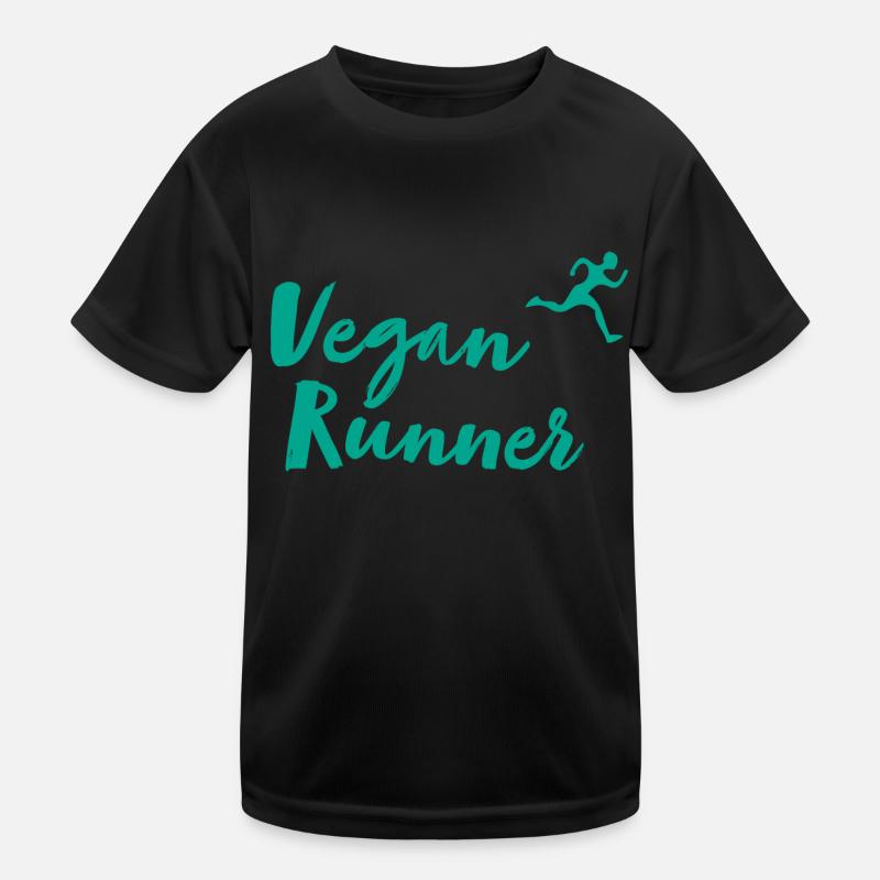 Vegan Runner Kinder Funktions-T-Shirt