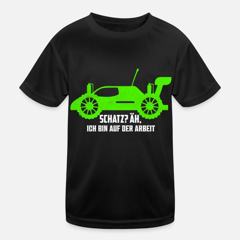 Schatz? Äh, Ich bin auf der Arbeit Modellbau RC C Kinder Funktions-T-Shirt