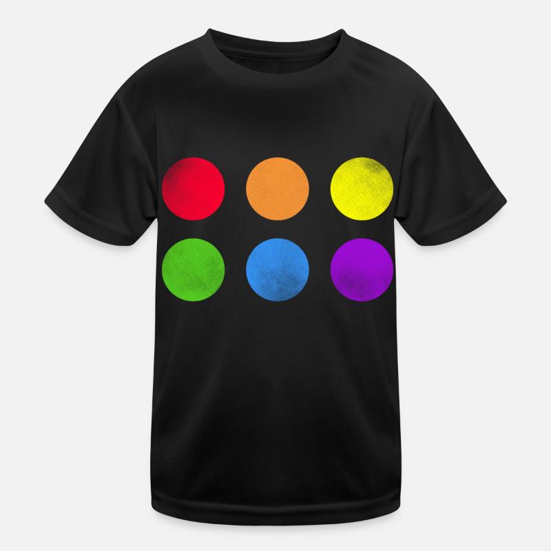 Dots Pride Lgbtq Rainbow Transgender Bisexual Love Kinder Funktions-T-Shirt
