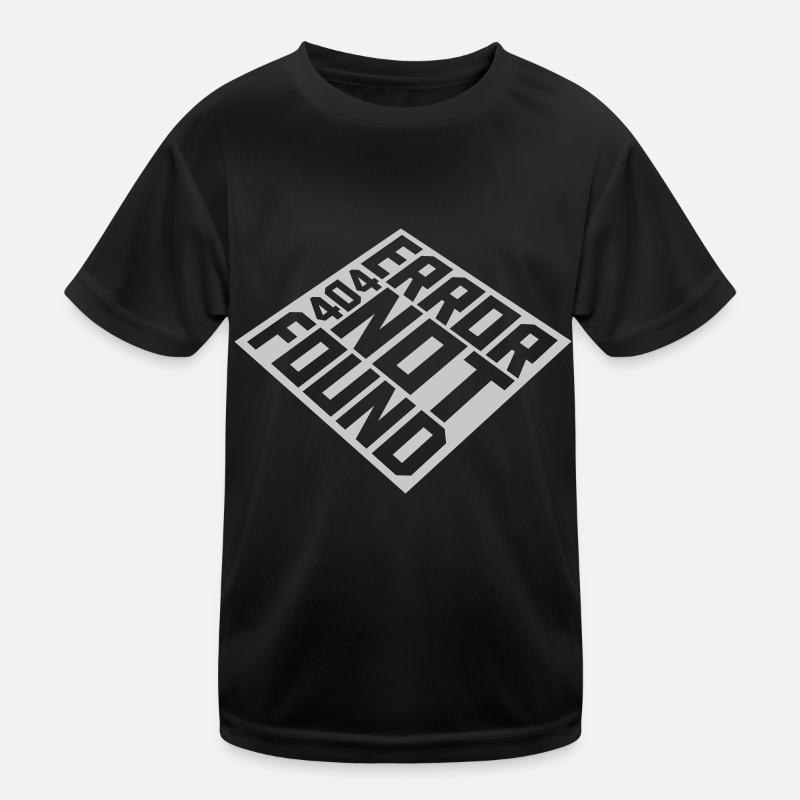 Error 404 not found Kids Functional T-Shirt