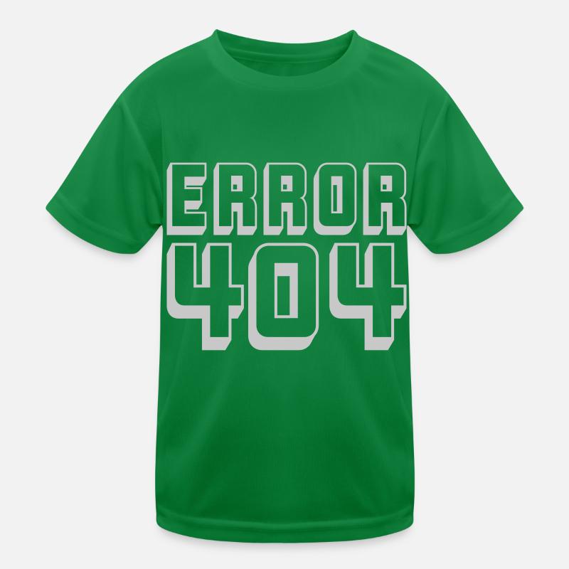 Computer Connection Error 404 Kids Functional T-Shirt