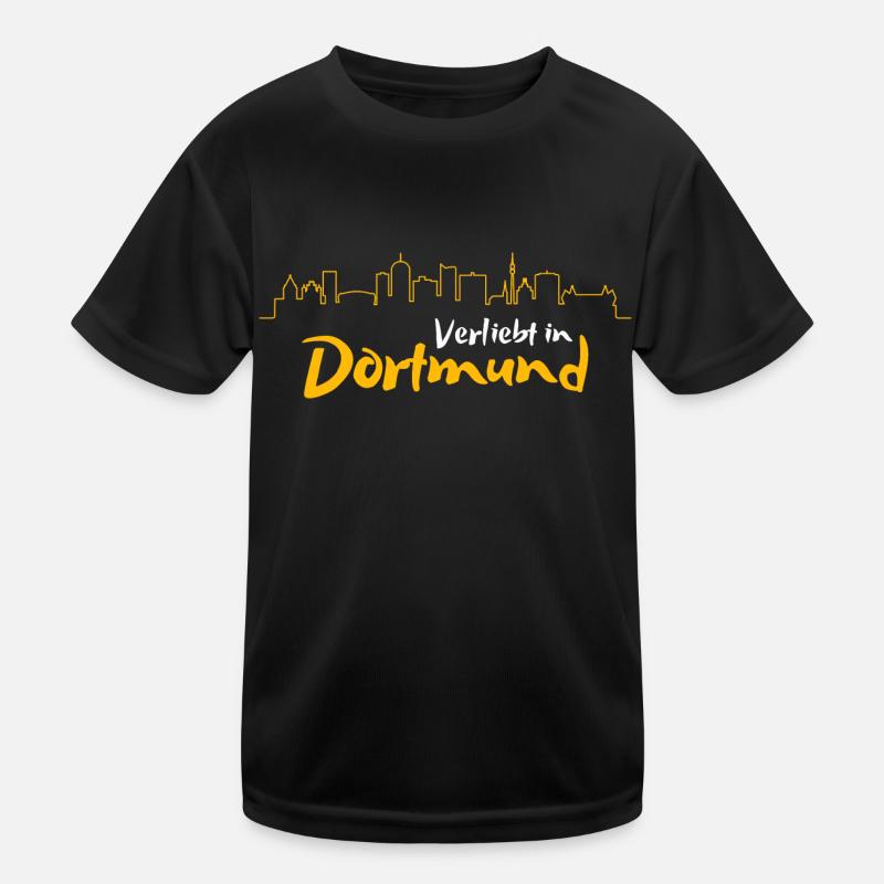 Verliebt in Dortmund | Dortmund Souvenir Kinder Funktions-T-Shirt