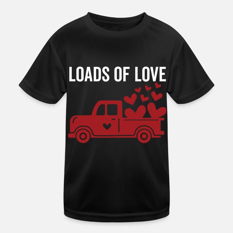 Viel Liebe Kinder Funktions-T-Shirt