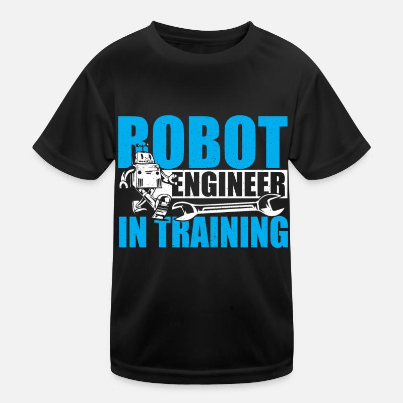 Ingénieur en robotique en formation Droid Builder Robot T-shirt sport Enfant