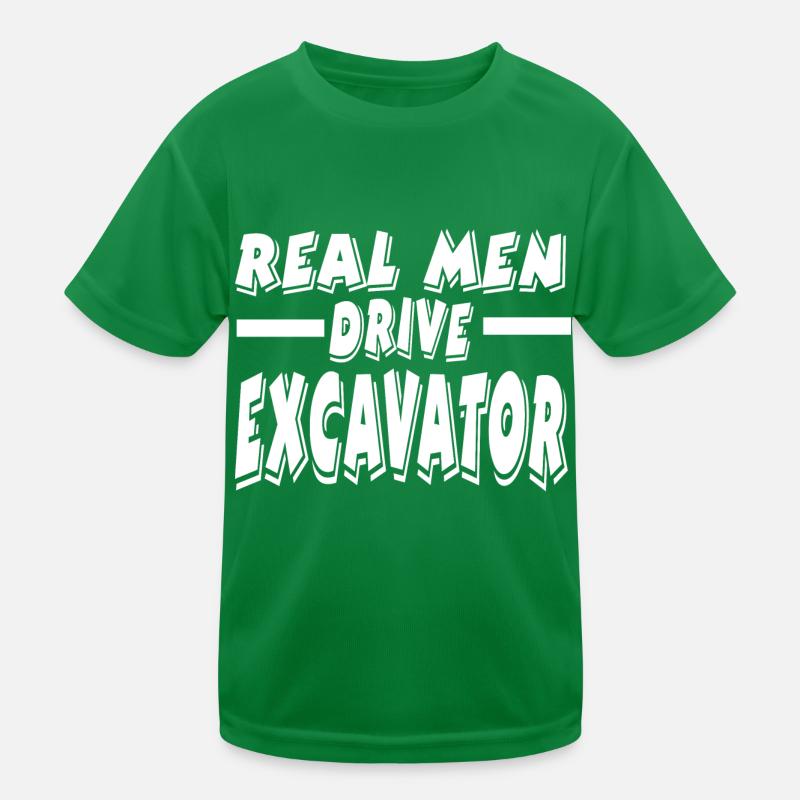 Bagger Kinder Funktions-T-Shirt