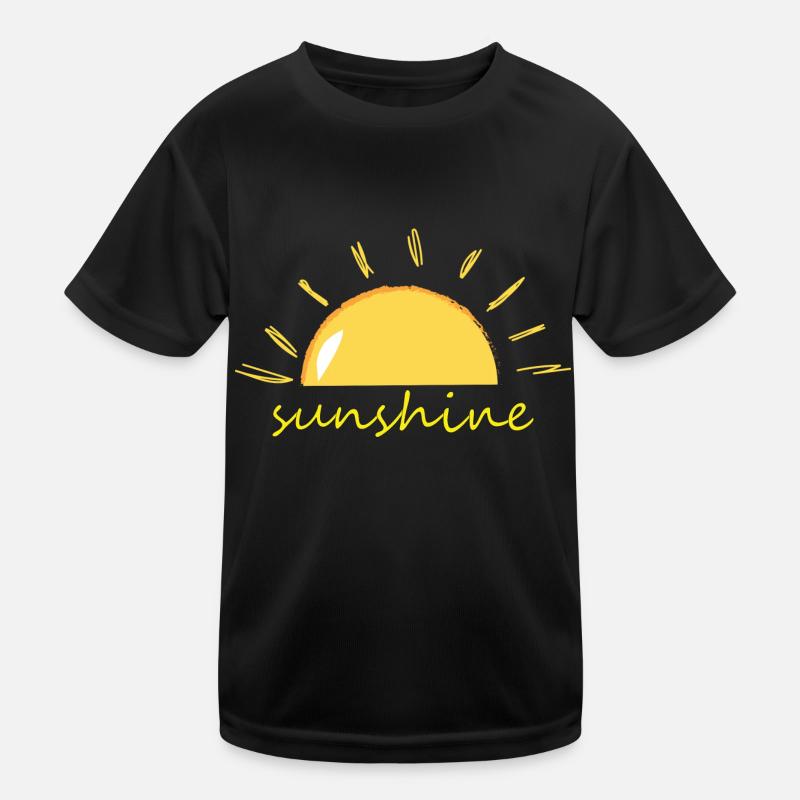 Sunshine - Kids Functional T-Shirt - black