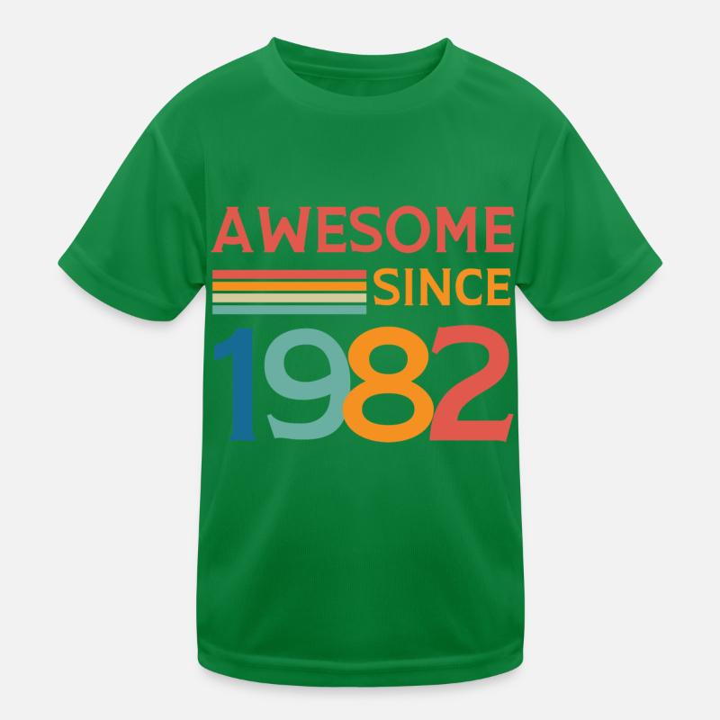 Awesome since 1982 Kids Functional T-Shirt