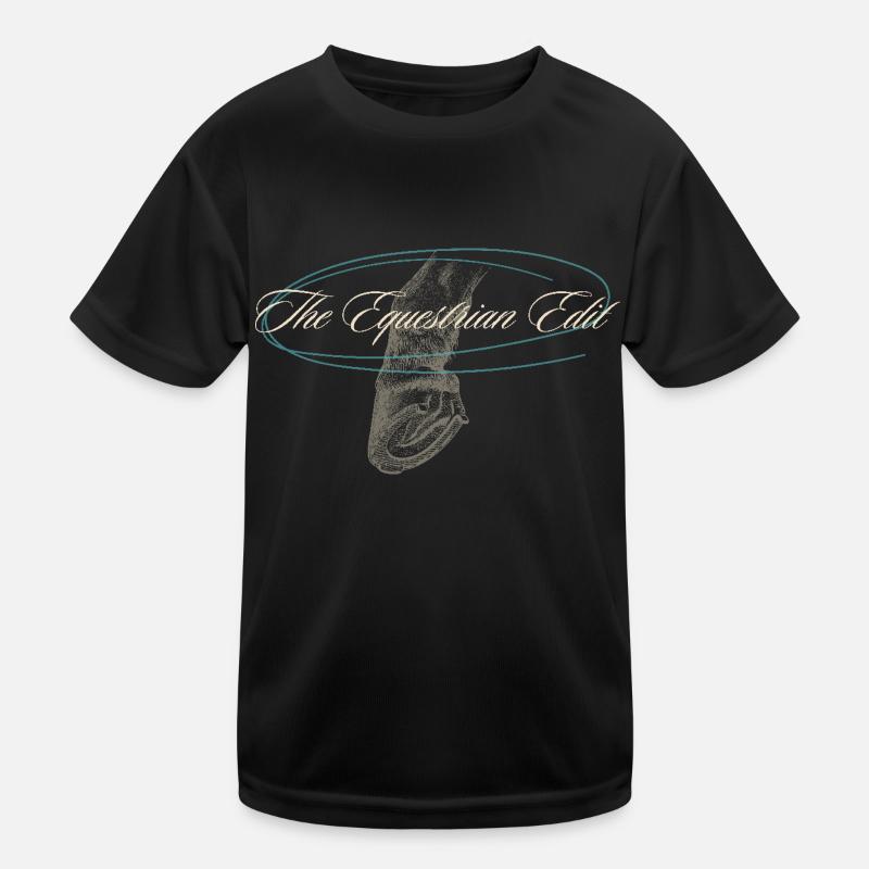 Pferdehuf The Equestrian Edit Kinder Funktions-T-Shirt