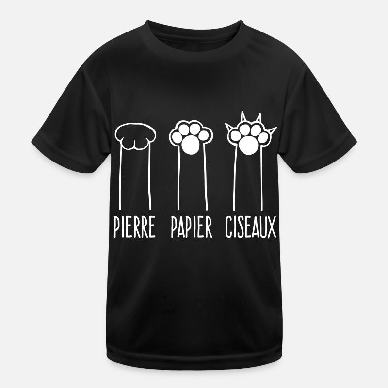 Stein, Papier, Schere Kinder Funktions-T-Shirt