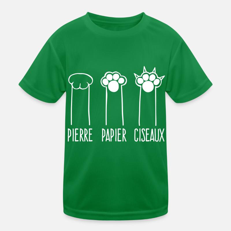 Stein, Papier, Schere Kinder Funktions-T-Shirt