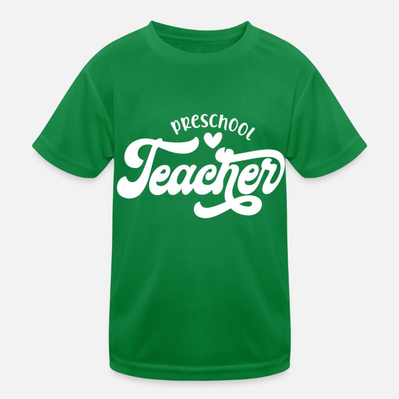 Vorschullehrer Von Herzen kommender Wertschätzungsstil Kinder Funktions-T-Shirt