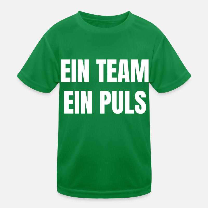 One team, one pulse. Kids Functional T-Shirt