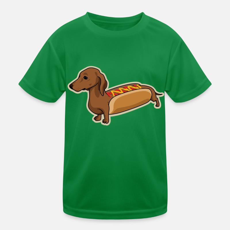 Hot Dog Kids Functional T-Shirt