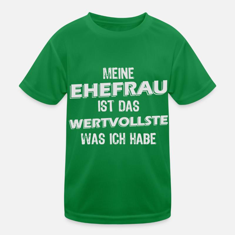Meine Ehefrau Kinder Funktions-T-Shirt