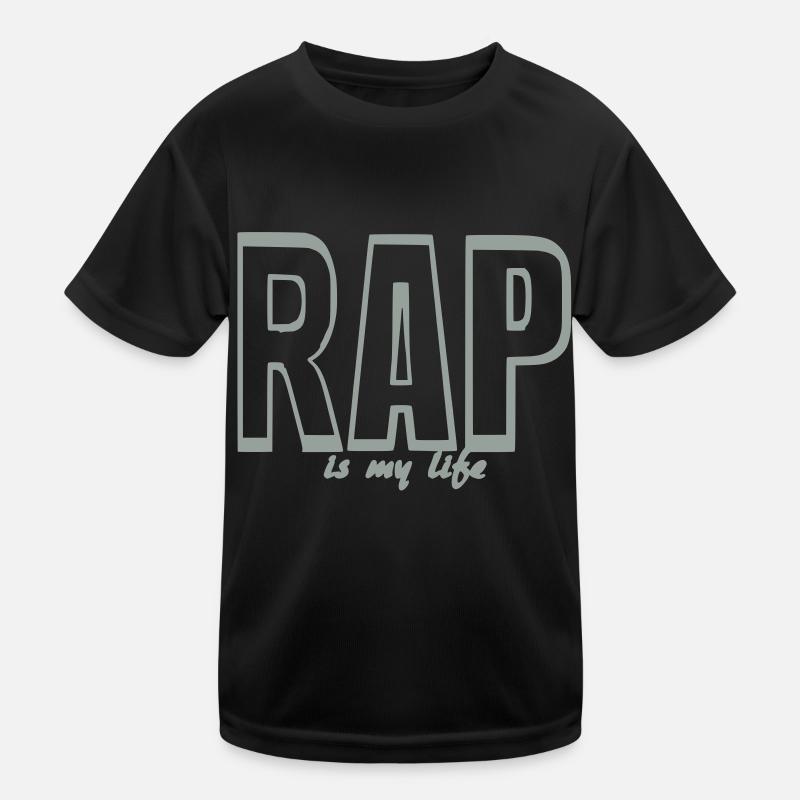 rap is my life Kinder Funktions-T-Shirt