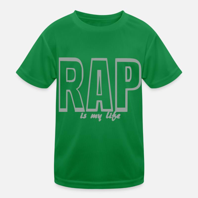 rap is my life Kinder Funktions-T-Shirt