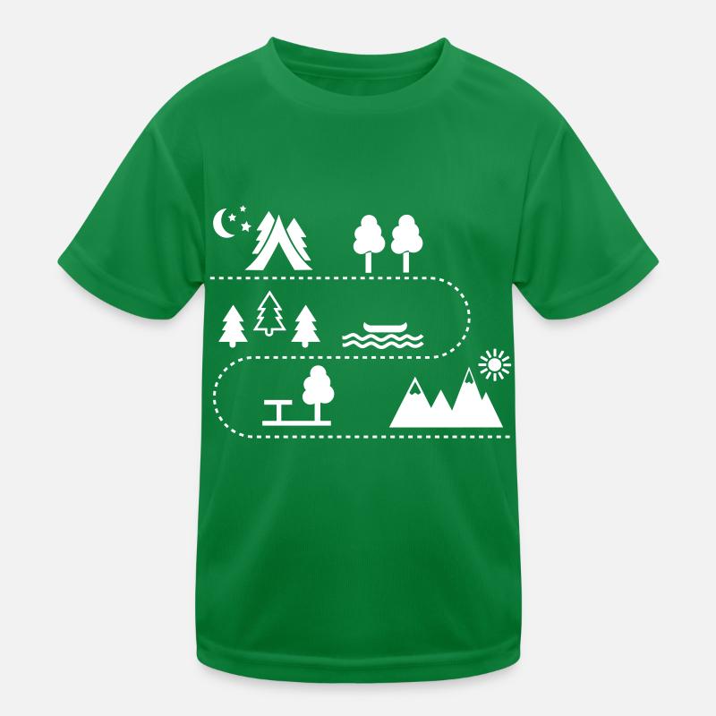 camping Kids Functional T-Shirt