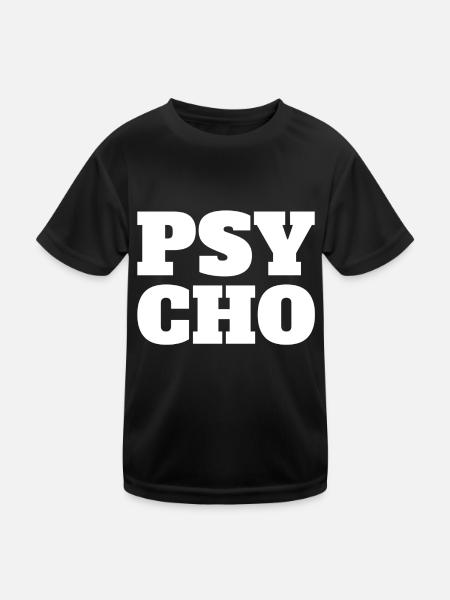 Psycho - T-shirt sport Enfant - noir - Devant