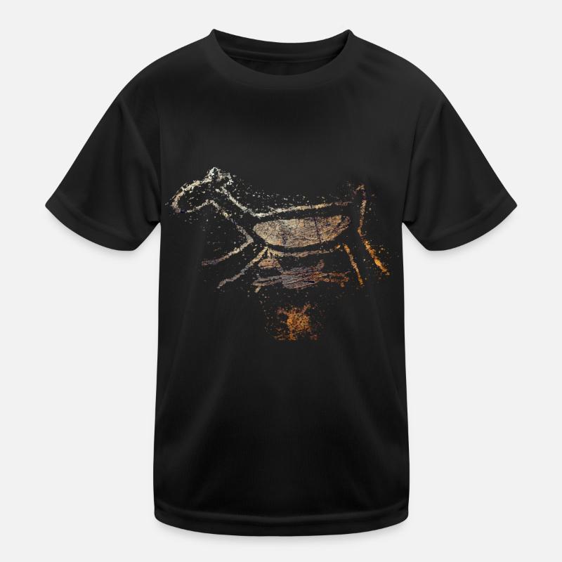 Rock Paintings Kids Functional T-Shirt