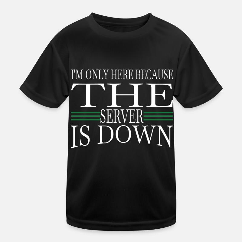 joke coding itler gift dad humor engineer - T-shirt sport Enfant - noir