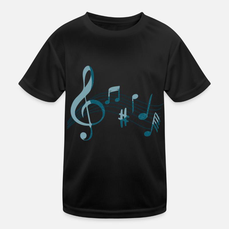 Note Music Kids Functional T-Shirt